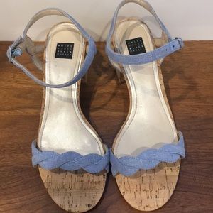 White House Black Market cork Sandal